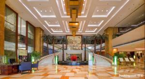 Preddverje oz. recepcija v nastanitvi Shu Guang International Hotel
