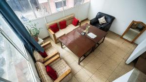 Istumisnurk majutusasutuses Hotel Shree Tara