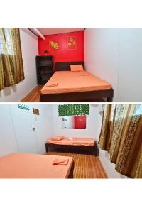 Ένα ή περισσότερα κρεβάτια σε δωμάτιο στο Casetta Homestay Siargao