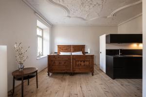 Kuchyň nebo kuchyňský kout v ubytování Ansitz Thierburg Suites