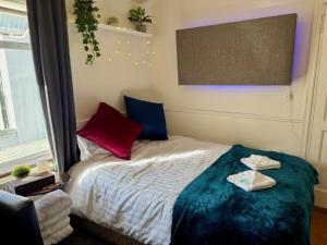 Postel nebo postele na pokoji v ubytování Double Room in Dublin City