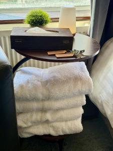 Posezení v ubytování Double Room in Dublin City