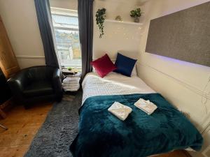 Postel nebo postele na pokoji v ubytování Double Room in Dublin City