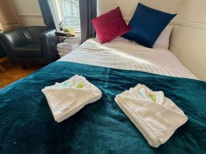 Postel nebo postele na pokoji v ubytování Double Room in Dublin City
