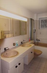 Ένα μπάνιο στο Stylish Flat 10 Minutes to Basel City Center
