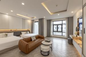 Postel nebo postele na pokoji v ubytování RAINBOW Motel + 37 fotografií