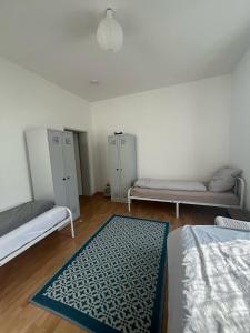 Katil atau katil-katil dalam bilik di Monteurwohnung 5 Personen