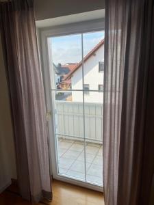 Balkón nebo terasa v ubytování Allershausen Apartment Huberhof