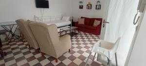 Część wypoczynkowa w obiekcie Casas y Patios de Sevilla