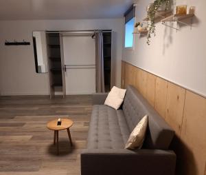 Posezení v ubytování B&B Hoeve Terwinghe