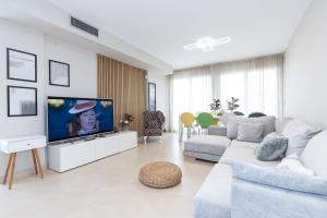 Μια τηλεόραση ή/και κέντρο ψυχαγωγίας στο Villa Sienna