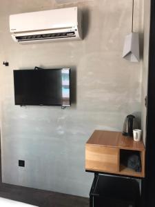 TV a/nebo společenská místnost v ubytování Just Inn Xin Yi 正旅館 信義