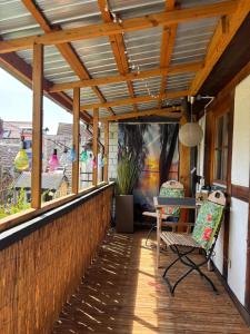 Balkón nebo terasa v ubytování Ferienwohnung Gradeberg + 6 fotografií