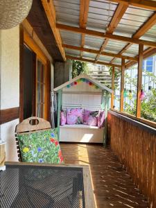 Posezení v ubytování Ferienwohnung Gradeberg