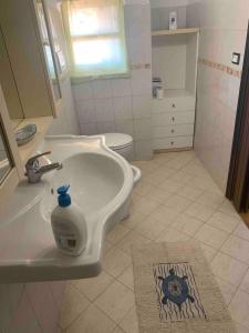 Ένα μπάνιο στο Appartamento in Villa con giardino (2)