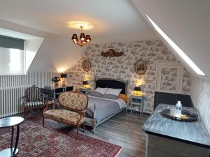 Le Clos Saint-Germain客房内的一张或多张床位