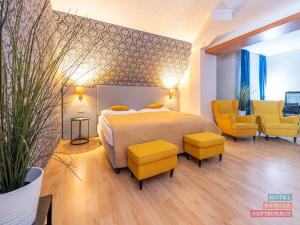 Letto o letti in una camera di Hotel Benica