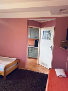 Η κουζίνα ή μικρή κουζίνα στο Hostel