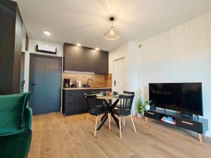 Η κουζίνα ή μικρή κουζίνα στο Apartament Port Hygge e-apart