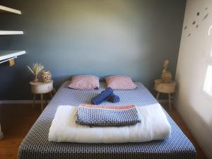 Un ou plusieurs lits dans un hébergement de l'établissement Appartement 4 personnes à louer