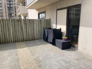 Μπαλκόνι ή βεράντα στο Résidence KLIF des vacances en bord de mer