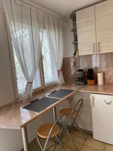 Kuchyň nebo kuchyňský kout v ubytování Gréta apartman + 5 fotografií