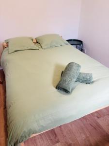 Ένα ή περισσότερα κρεβάτια σε δωμάτιο στο Studio Proche Gare & Centre Ville