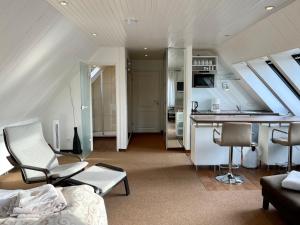 Η κουζίνα ή μικρή κουζίνα στο Appartementhaus Seemöwe Rosenmöwe