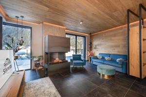 Posedenie v ubytovaní Alpine Penthouse in der Residenz Silvretta - Stunning & Luxurious, inclusive Silvretta Card Premium