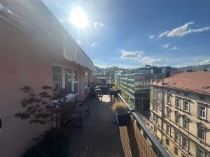 Budova, kde se apartmán nachází