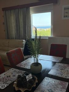 Χώρος καθιστικού στο Angellinas Apartments