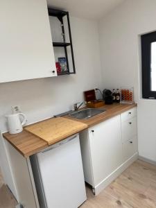 Kuchyň nebo kuchyňský kout v ubytování Appartement Orval