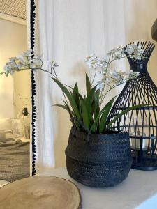 Et opholdsområde på Loft 2 Beachfront Porto Faro