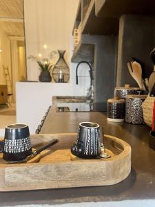 Køkken eller tekøkken på Loft 2 Beachfront Porto Faro