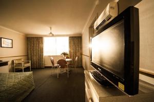TV a/nebo společenská místnost v ubytování Parklane Motel