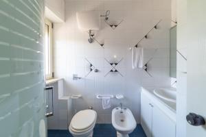 Koupelna v ubytování Hotel Pietra Verde