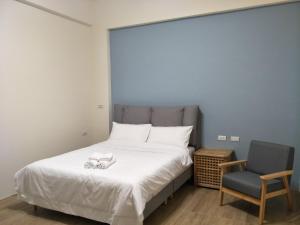 Postel nebo postele na pokoji v ubytování Good moment B&B