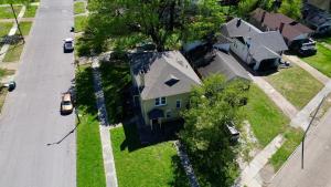 an overhead view of a house on a street at Charming house in Memphis in Memphis