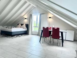 Letto o letti in una camera di Loft apartment in a central location