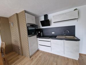 Kuchyňa alebo kuchynka v ubytovaní Apartment Bergblick