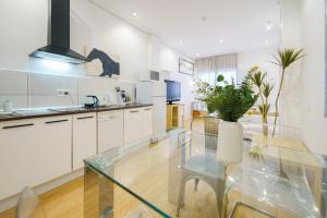 Η κουζίνα ή μικρή κουζίνα στο Apartament Antonio Leyva