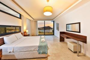 Ένα ή περισσότερα κρεβάτια σε δωμάτιο στο Villa Panorama 1 +33 φωτογραφίες