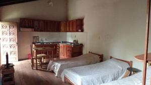Kuchyň nebo kuchyňský kout v ubytování Hostel La Bodega
