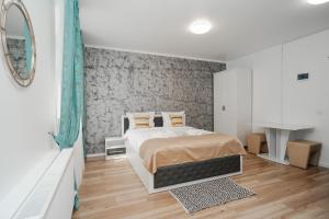 Ліжко або ліжка в номері Grey Boutique Hotel Palas