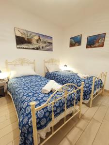 Postel nebo postele na pokoji v ubytování B&B U Mare Mio