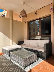 Posezení v ubytování Amplio Chalet en Fuerteventura