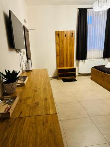 TV a/nebo společenská místnost v ubytování Hotel & wellness Hejtmanka