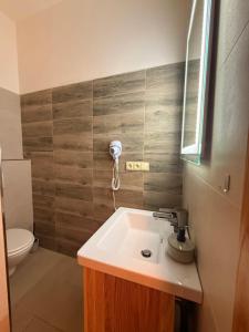 Koupelna v ubytování Hotel & wellness Hejtmanka