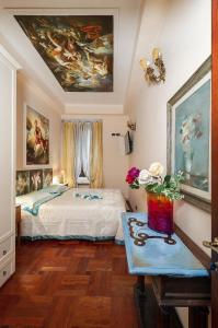 Tempat tidur dalam kamar di Sancta Scala