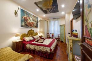Tempat tidur dalam kamar di Sancta Scala